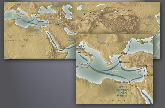   Map Art for Display Panel  